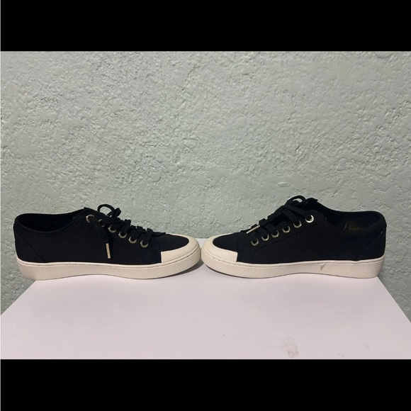Michael Kors Harlen Twill Sneaker Black Size 6M MK sneakers women - Picture 10 of 13